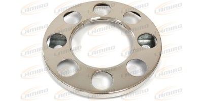 Wheel cover, 8 holes, stainless steel 19,5 inch