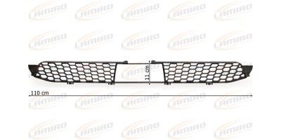 SCANIA S/R LOWER PANEL GRILLE WITH HOLE FOR RADAR