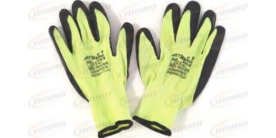 STRONG OHS PROTECTIVE WORK GLOVES SIZE "9"
MADE OF POLYESTER, COATED WITH DURABLE LATEX, ABRASION RESISTANT