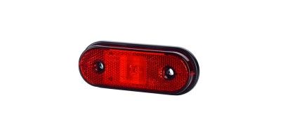 Rear marker light (red), with reflective device


