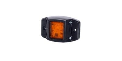 Marker light with a rubber pad, orange.