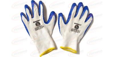 STRONG OHS PROTECTIVE WORK GLOVES SIZE "8"
MADE OF POLYESTER, COATED WITH DURABLE LATEX, ABRASION RESISTANT